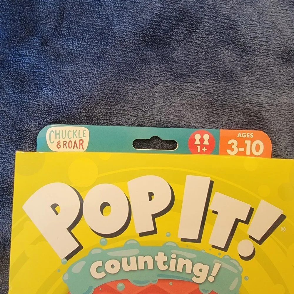 🌟Chuckle & Roar counting pop it, red